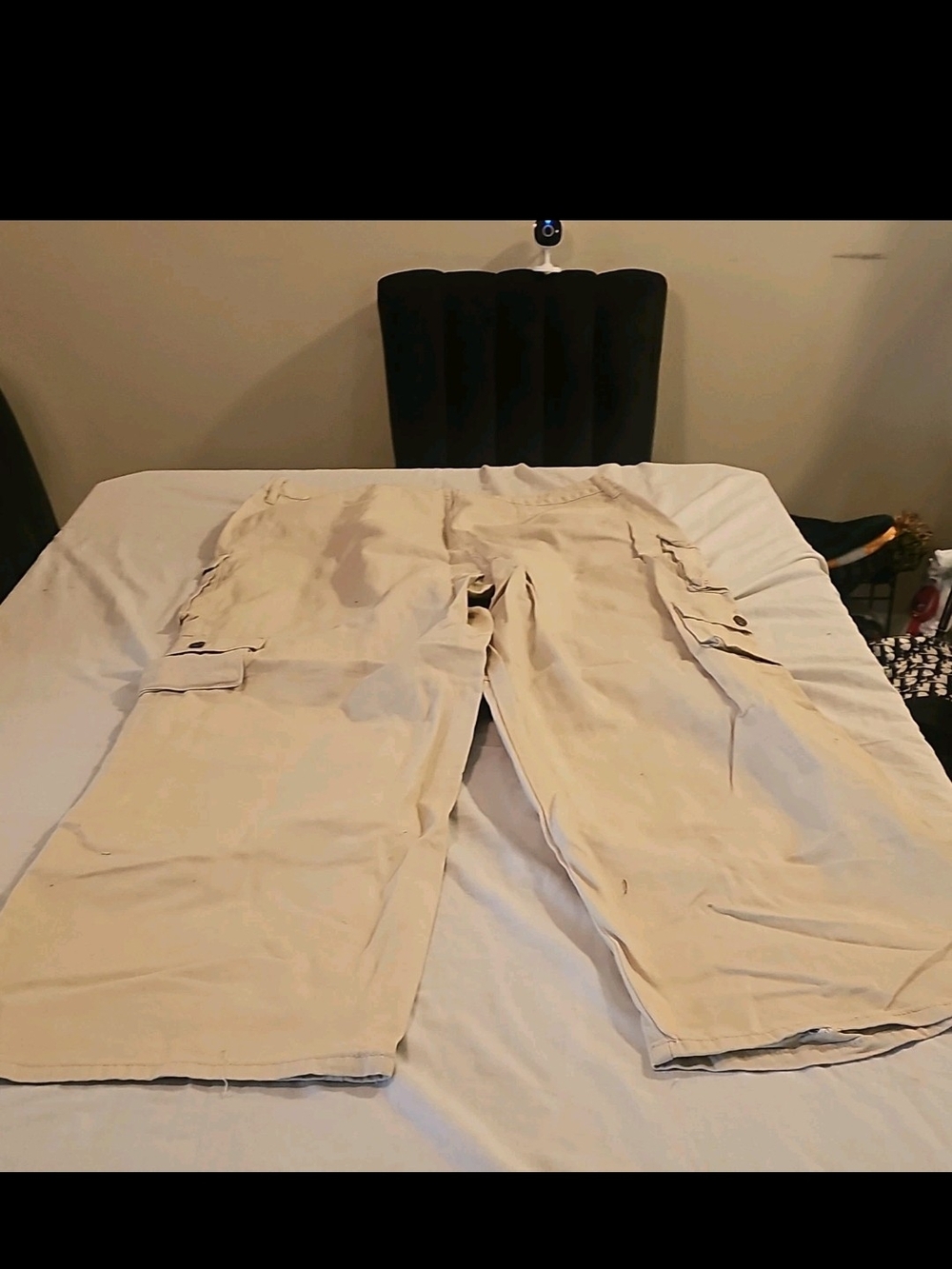 Fashion Nova Women's Beige Cargo Jeggings - Wide Leg